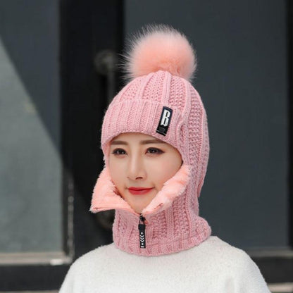 Siamese windproof winter hat - one size fits all