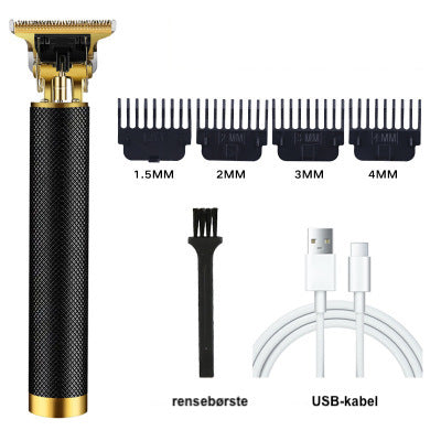Rechargeable wireless beard trimmer