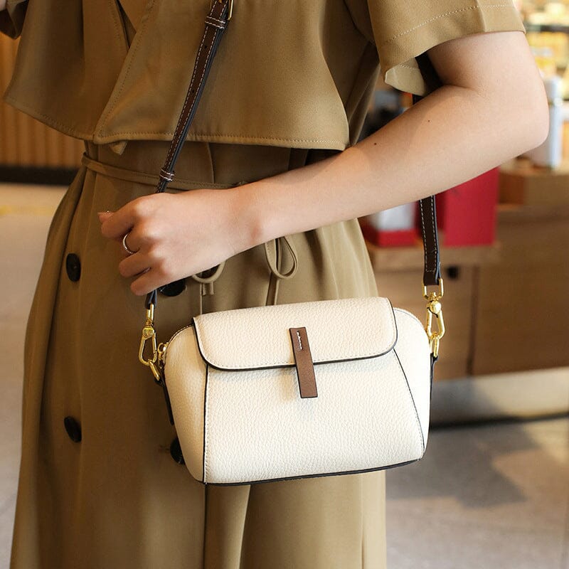 Shoulder bag in soft leather - perfect for any occasion