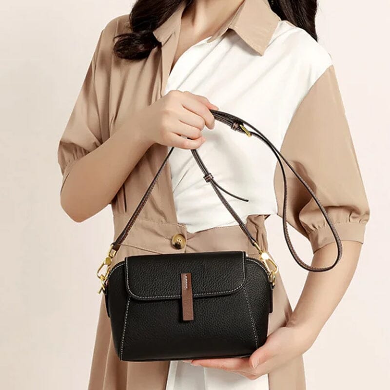 Shoulder bag in soft leather - perfect for any occasion