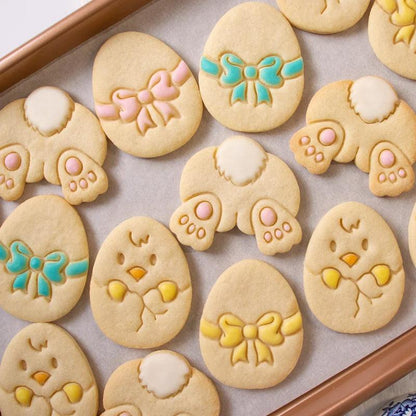 Easter-themed cookie cutters for creative baking