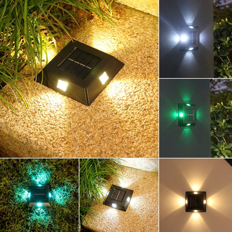 Solar wall lamp for outdoor lighting