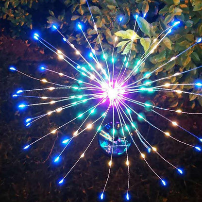 Solar powered firework garden light - ip65 waterproof