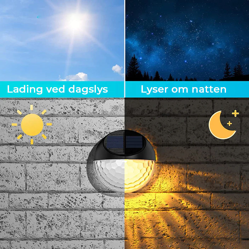 Solar powered decorative outdoor lights