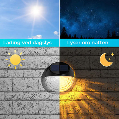 Solar powered decorative outdoor lights