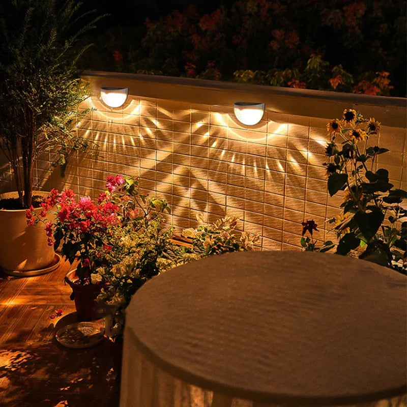 Solar powered decorative outdoor lights