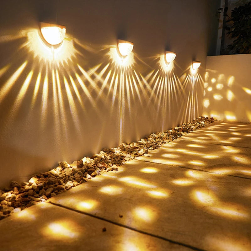 Solar powered decorative outdoor lights