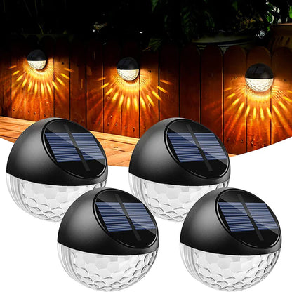 Solar powered decorative outdoor lights