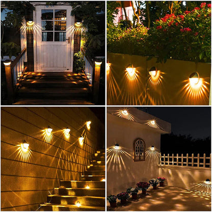 Solar powered decorative outdoor lights