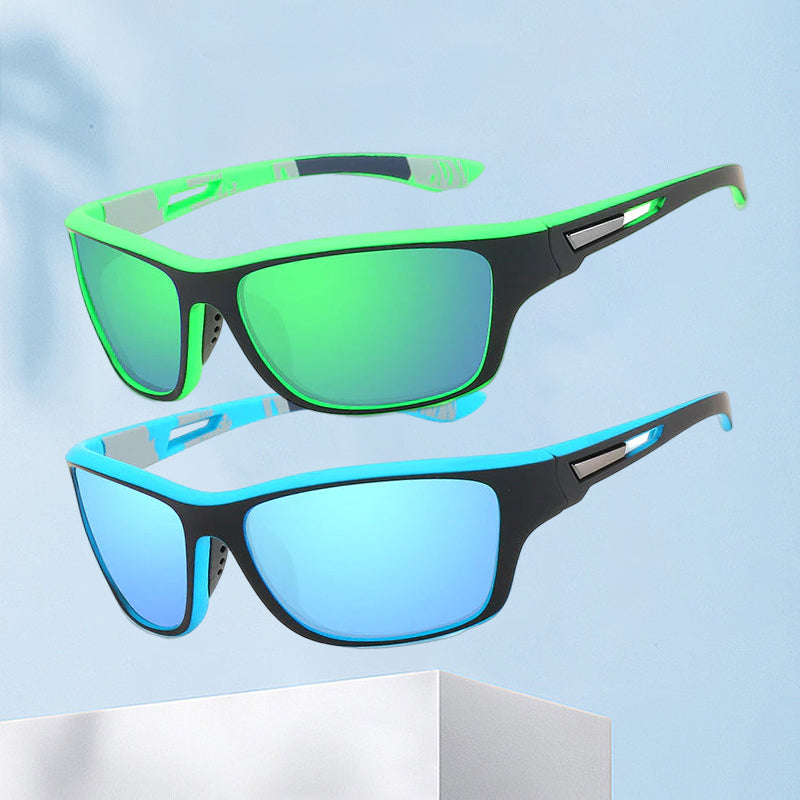 Sports sunglasses with polaroid and uv400 protection