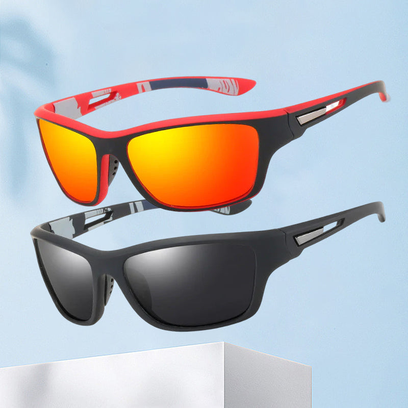 Sports sunglasses with polaroid and uv400 protection