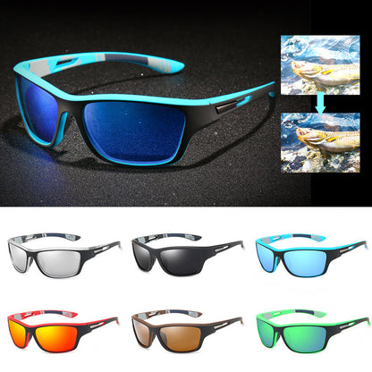 Sports sunglasses with polaroid and uv400 protection