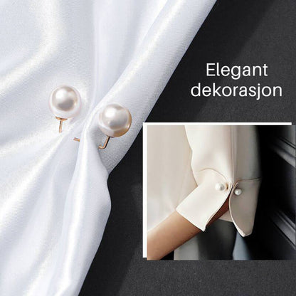 Stylish pearl brooch - elegant and practical decoration