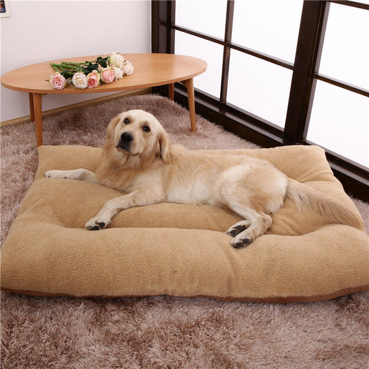 Warm and large dog bed