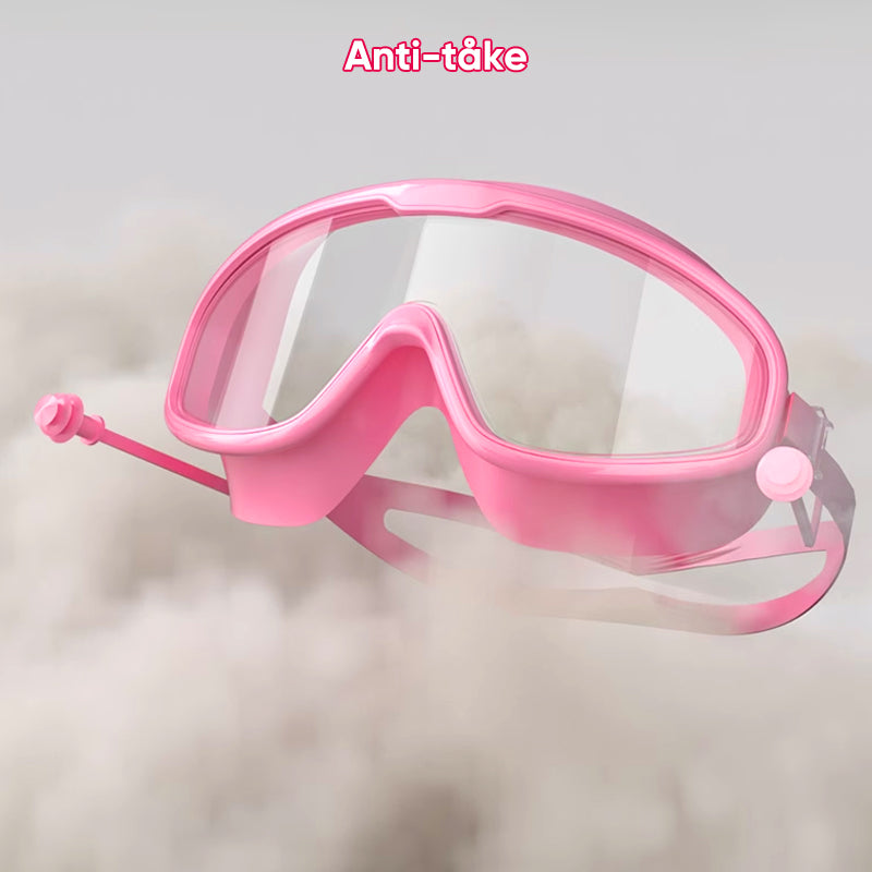 Large frame anti-fog swimming goggles | clear view &amp; comfort