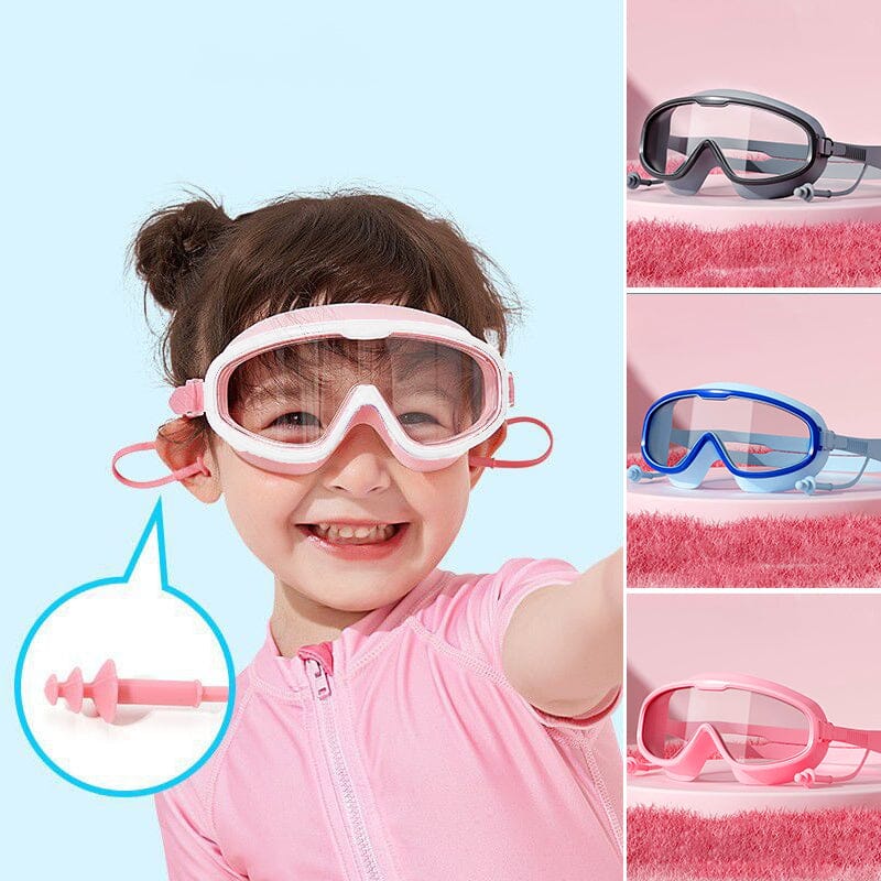 Large frame anti-fog swimming goggles | clear view &amp; comfort