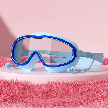 Large frame anti-fog swimming goggles | clear view &amp; comfort