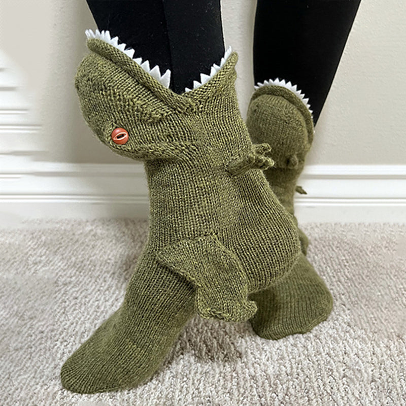 Knitted animal socks - stay warm and stylish!