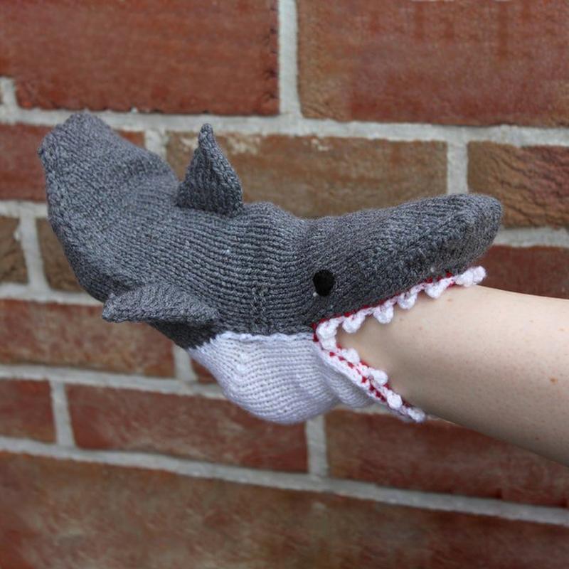 Knitted animal socks - stay warm and stylish!