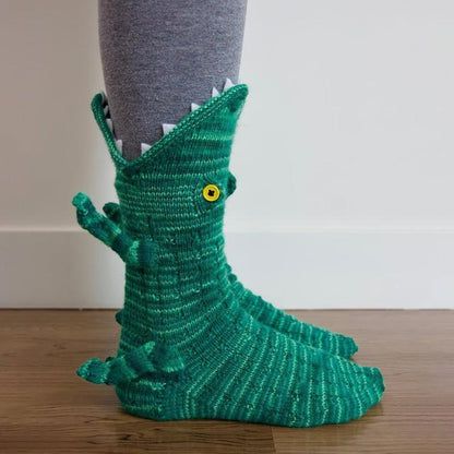 Knitted animal socks - stay warm and stylish!