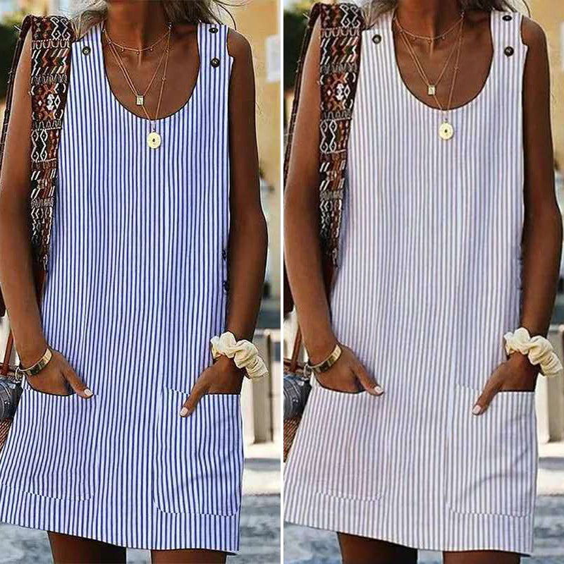 Striped Pocket Dress | stand out in the crowd with mooz!