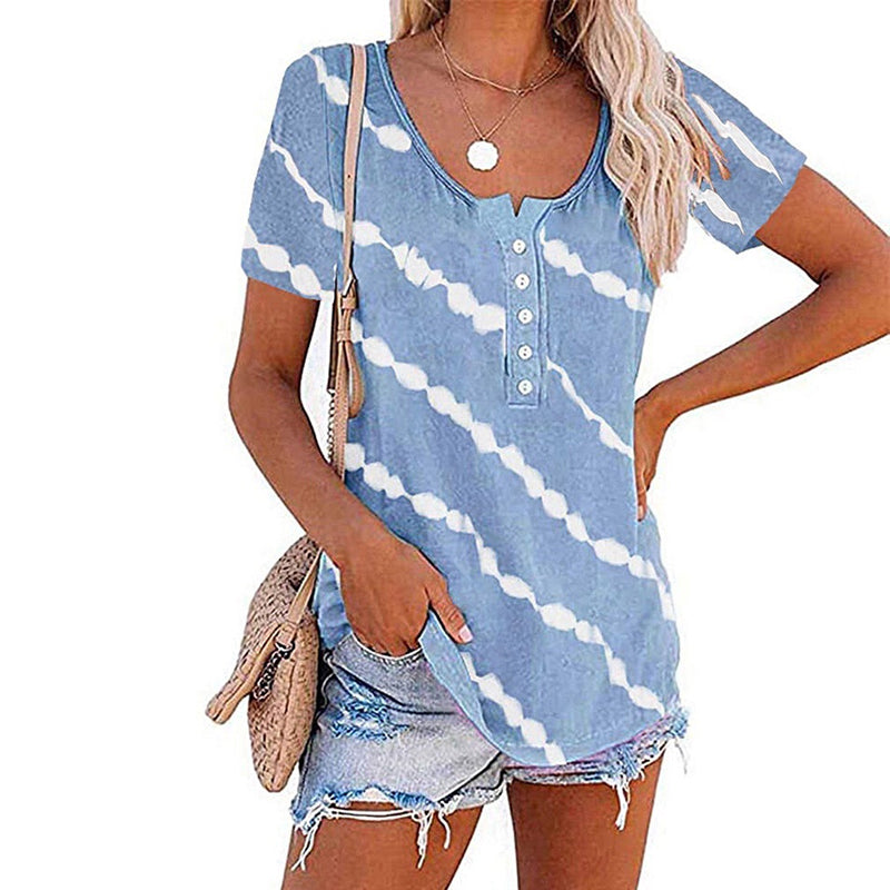 Short sleeve striped t-shirt | casual summer fashion