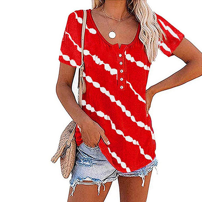 Short sleeve striped t-shirt | casual summer fashion