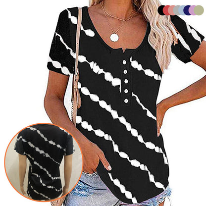 Short sleeve striped t-shirt | casual summer fashion