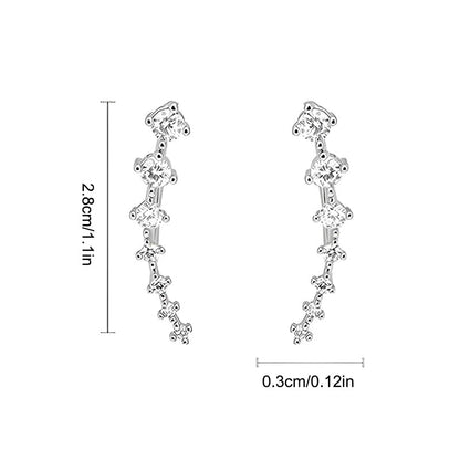 Seven star earrings - fashion accessory