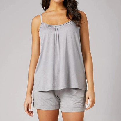 Tank top with built-in bra - comfort and style