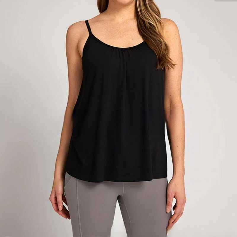 Tank top with built-in bra - comfort and style