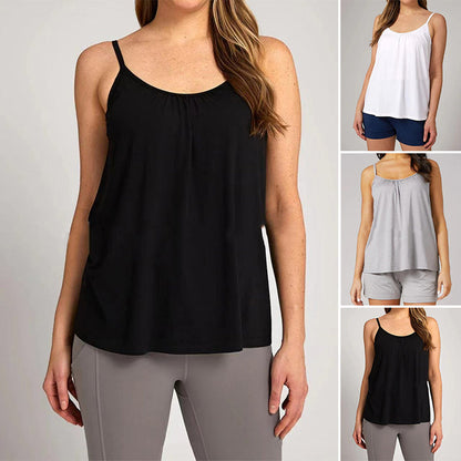 Tank top with built-in bra - comfort and style