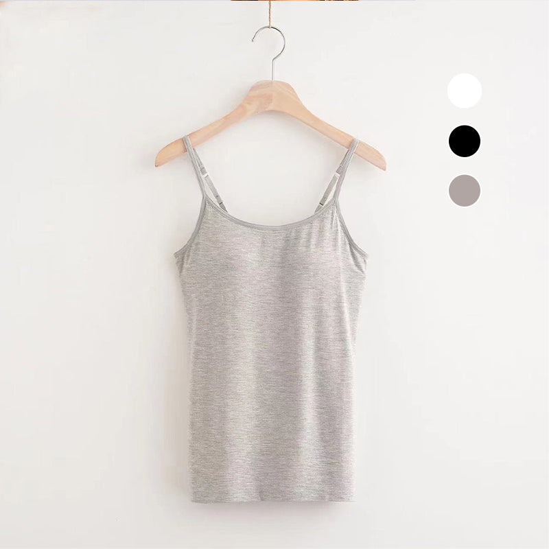 Tank top with built-in bra - comfort and style