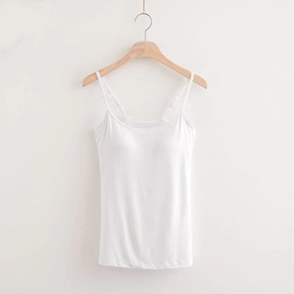 Tank top with built-in bra - comfort and style