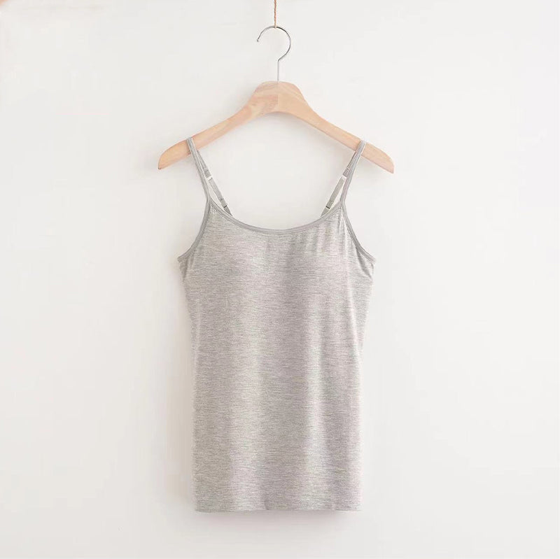 Tank top with built-in bra - comfort and style