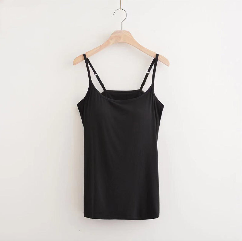 Tank top with built-in bra - comfort and style