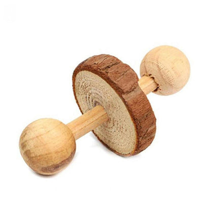 Wooden toys for small rodents