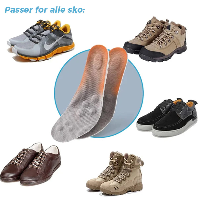 U-shaped insoles for support and comfort