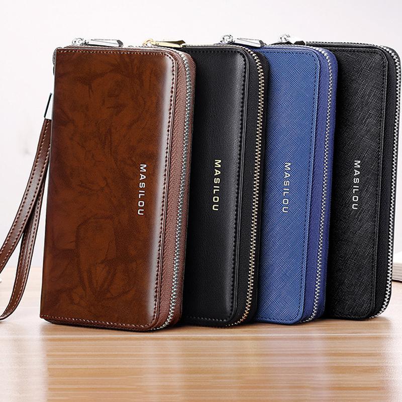 Unisex rfid wallet with long accordion design