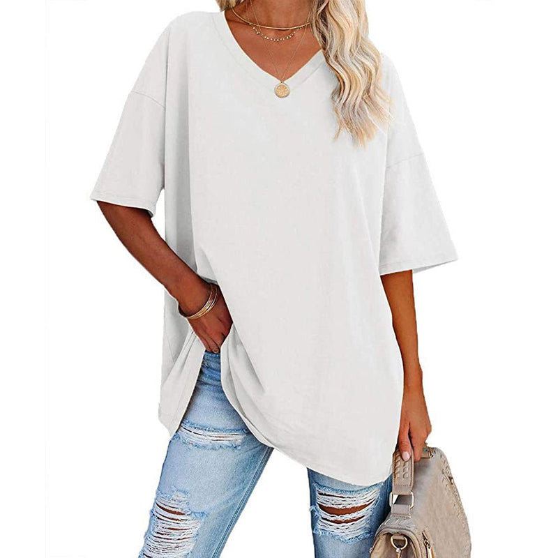 V-neck t-shirt for women - comfortable and stylish