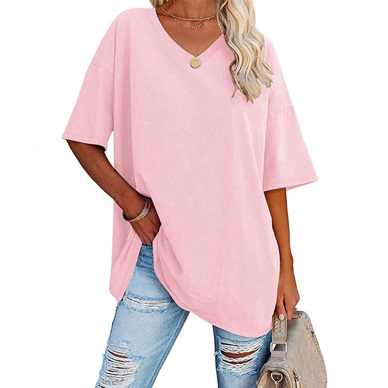 V-neck t-shirt for women - comfortable and stylish