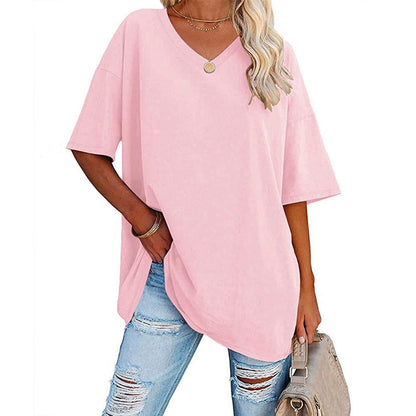 V-neck t-shirt for women - comfortable and stylish