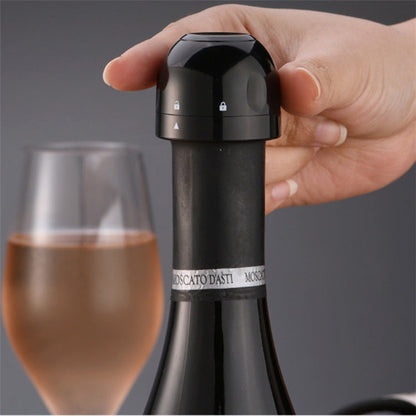 Vacuum cork for wine or champagne bottle