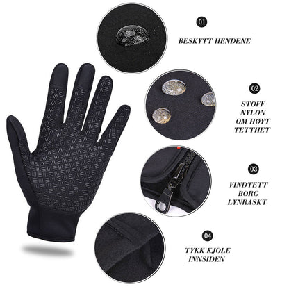 Warm gloves - cycling, running &amp; driving