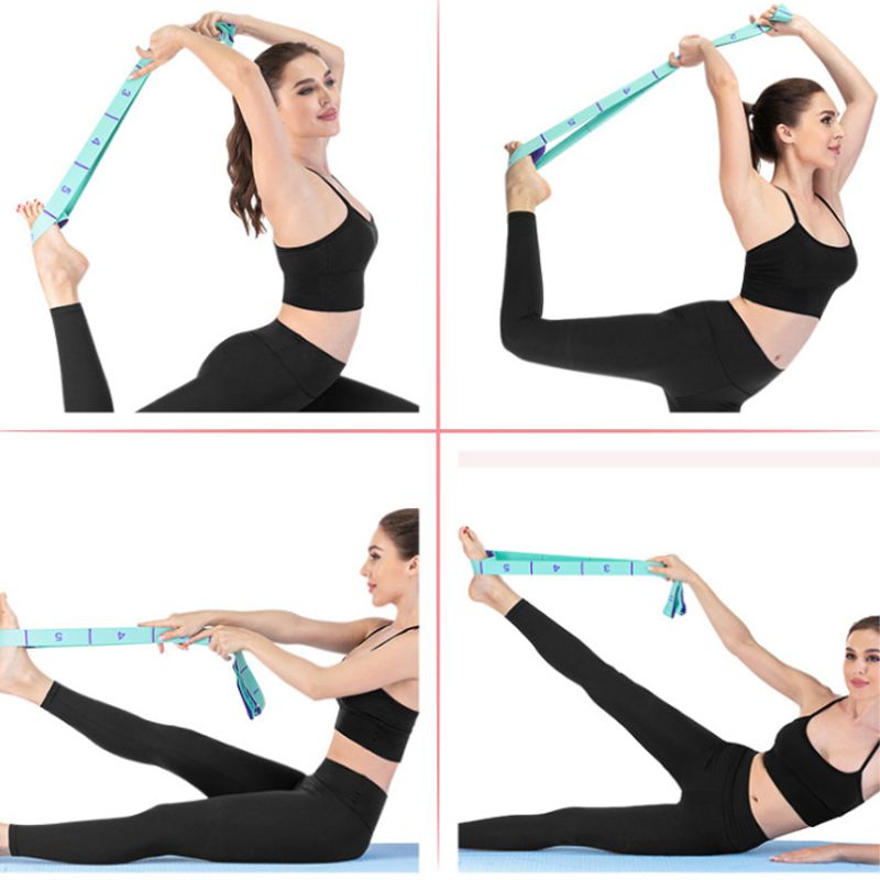 Yoga Fitness Exercise Resistance Bands - Increase Flexibility