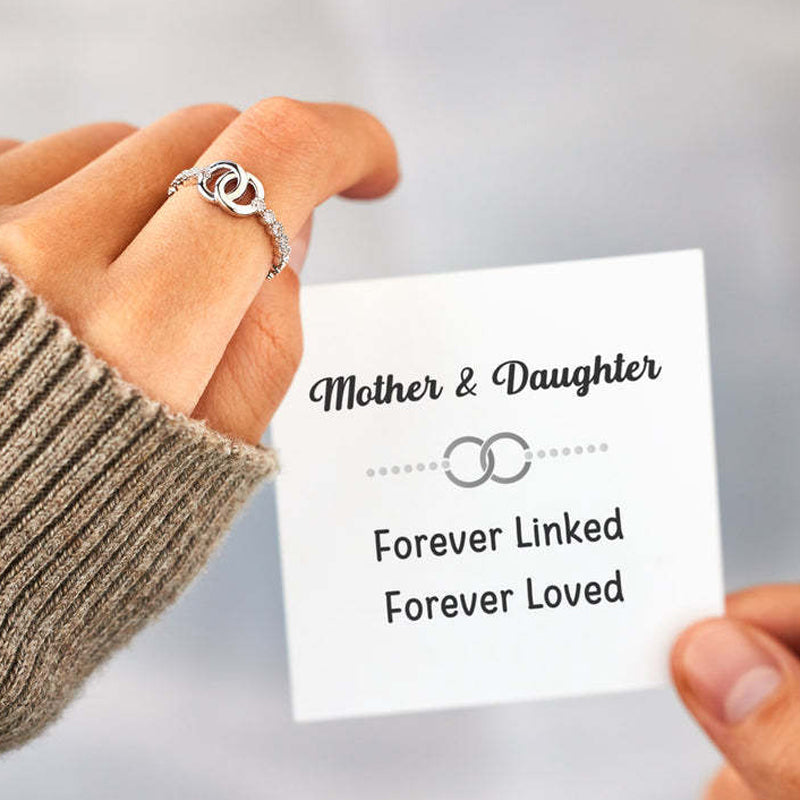 mother and daughter ring - a symbol of eternal bond